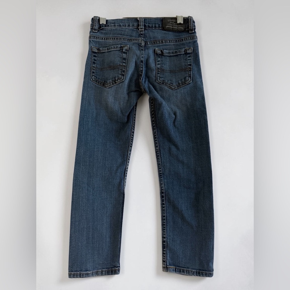 Girls Blue Denim Jeans - Classic Straight Size 7